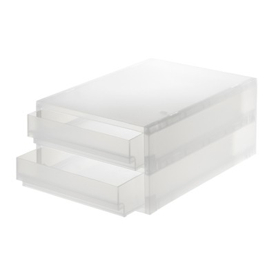 PP STORAGE CASE / EXTRA SHALLOW / 2 DRAWERS