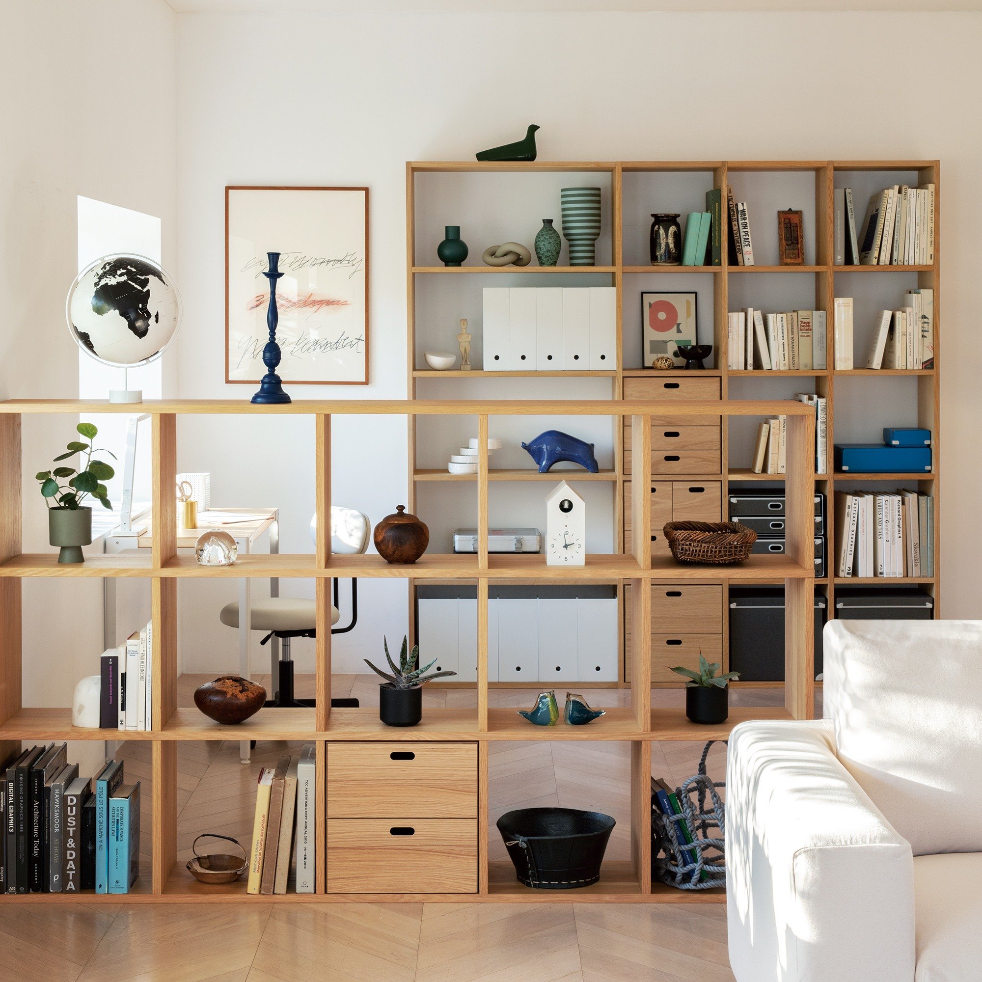 STACKING SHELF / ADDITIONAL / 5 SHELVES / OAK