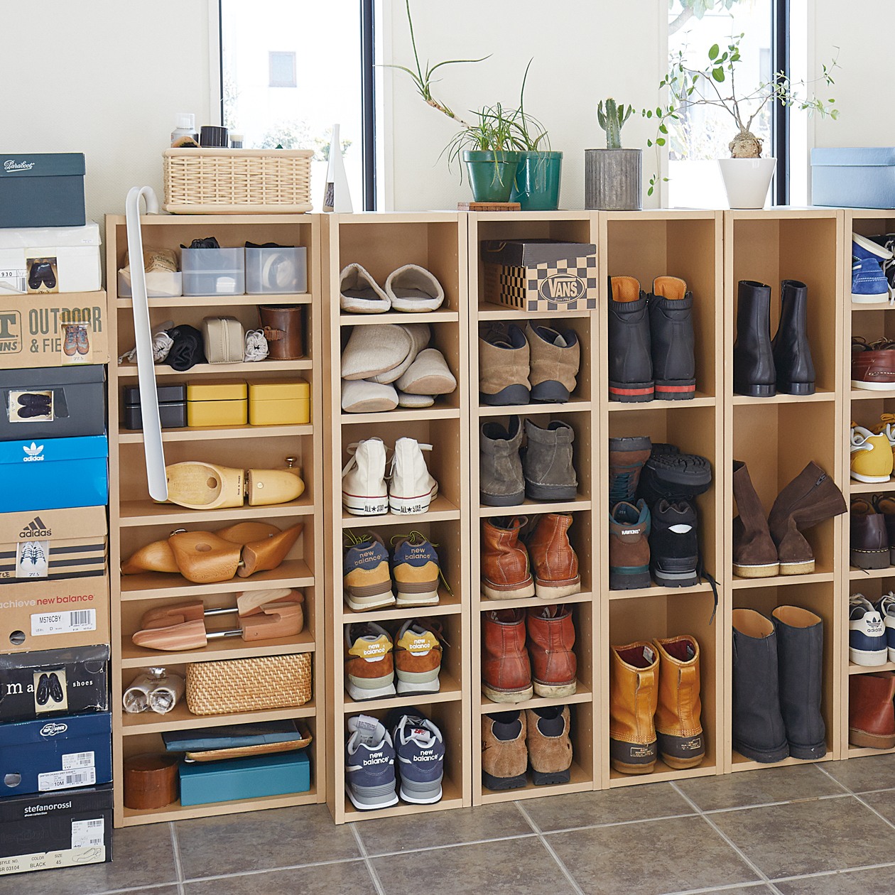 MUJI | PULP BOARD BOX / MULTI NARROW RACK
