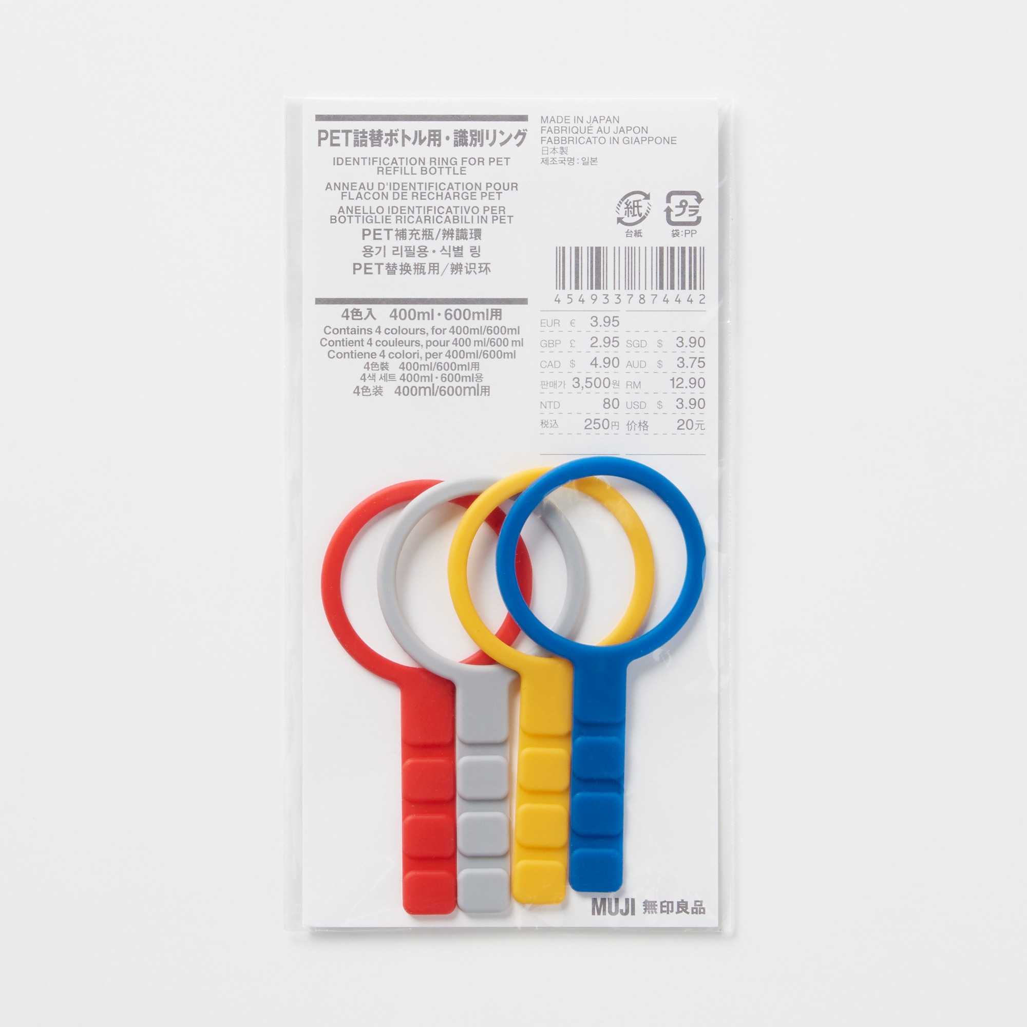 IDENTIFICATION RING FOR PET BOTTLE