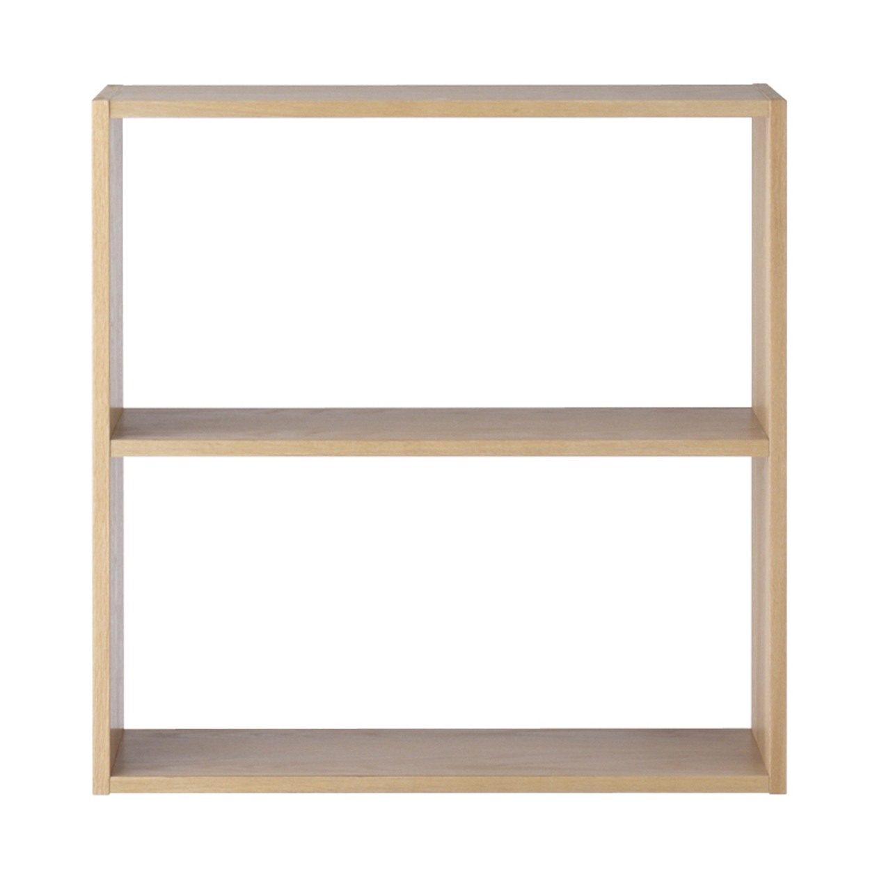 MUJI | STACKING SHELF / WIDE TYPE / 2 SHELVES / OAK
