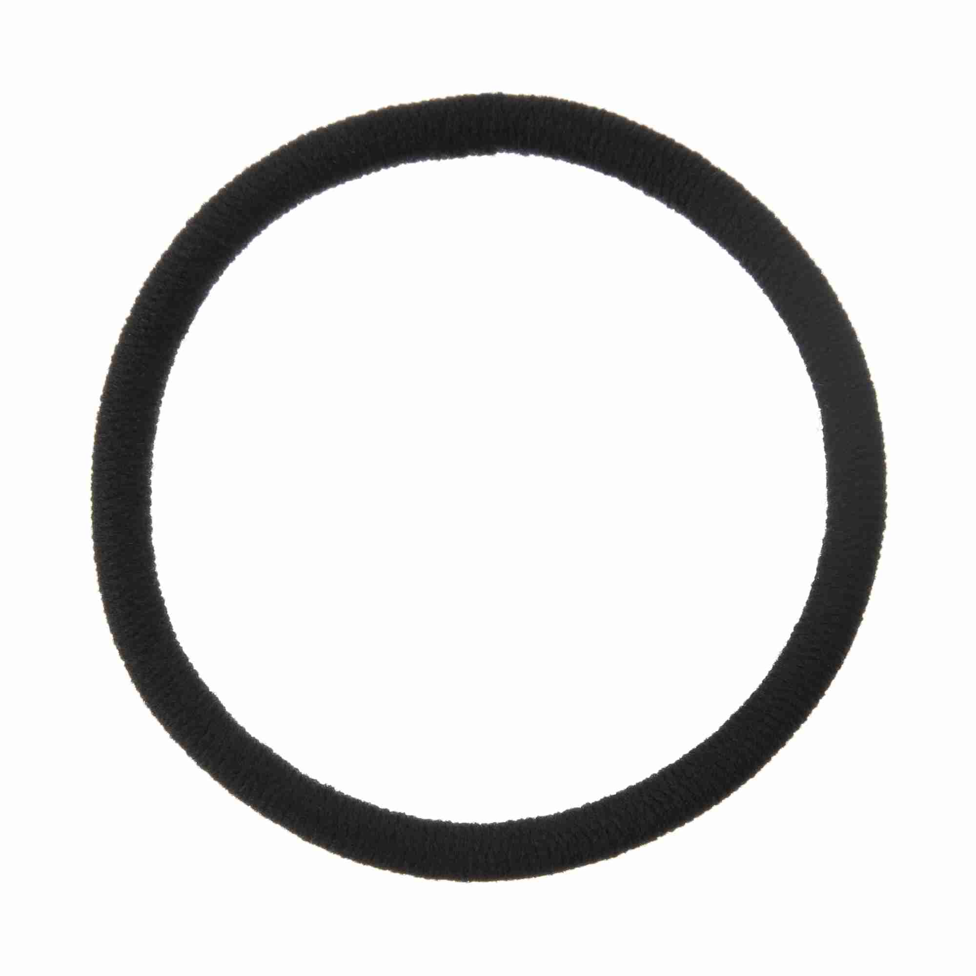 HAIR RUBBER RING THICK BLACK