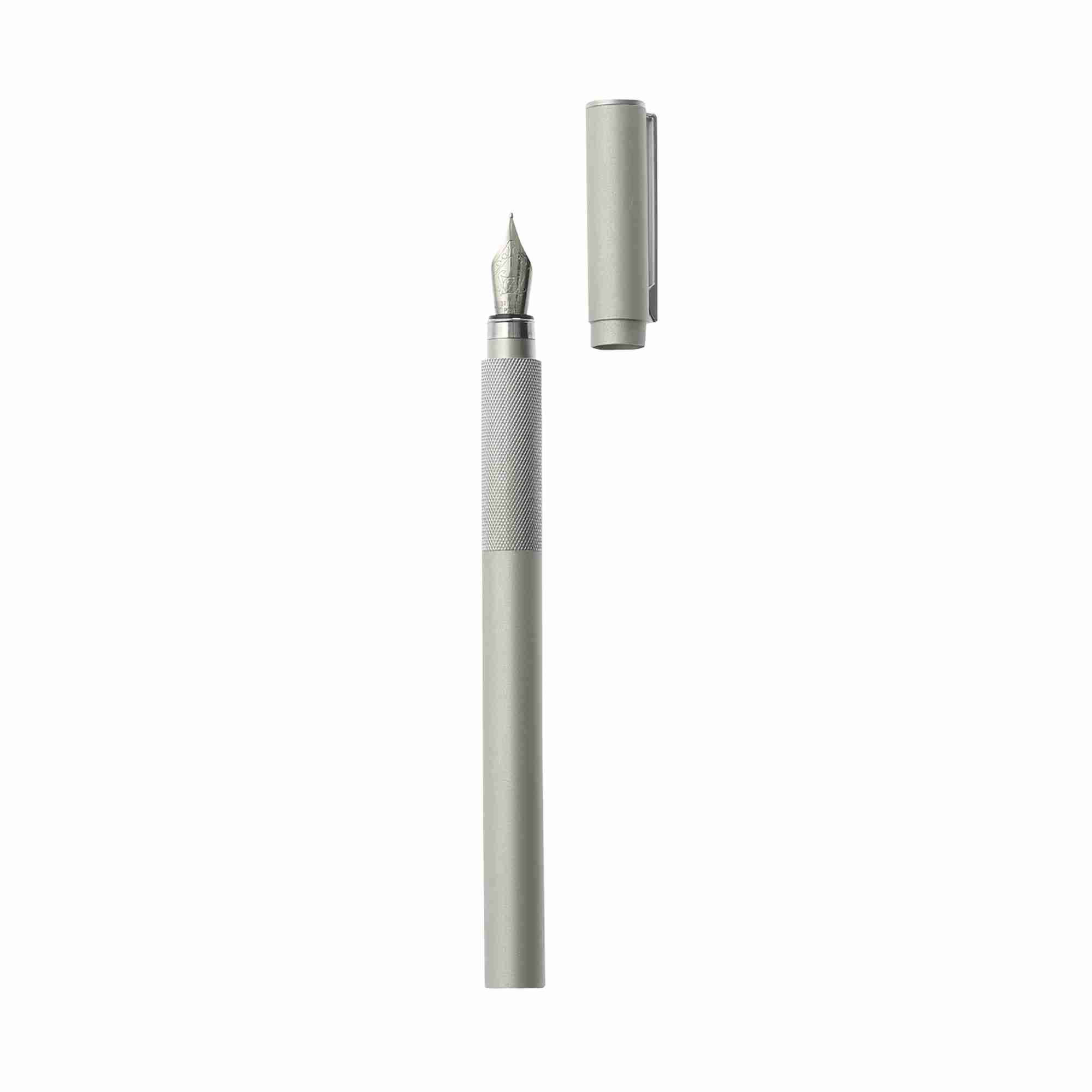 ALUMINUM ROUND FOUNTAIN PEN