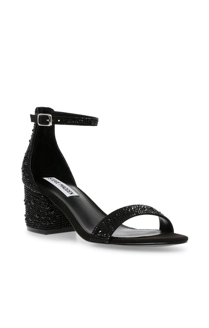 Irenee-G Black Heel Sandals