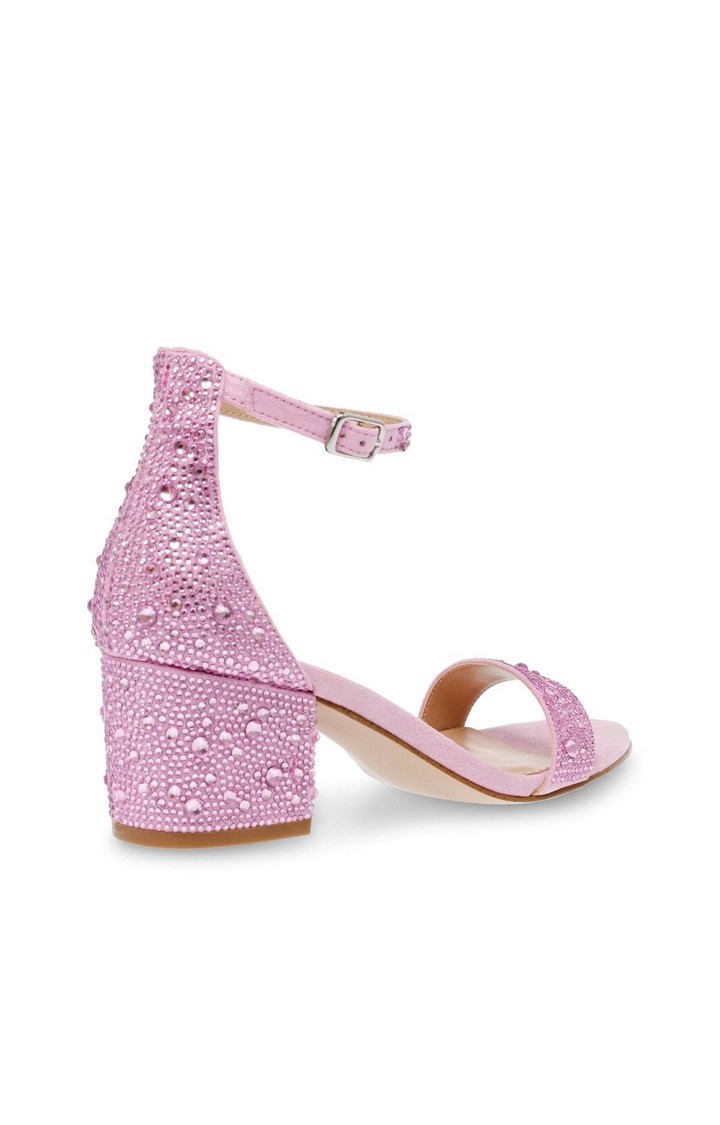 Irenee-G Pink Heel Sandals