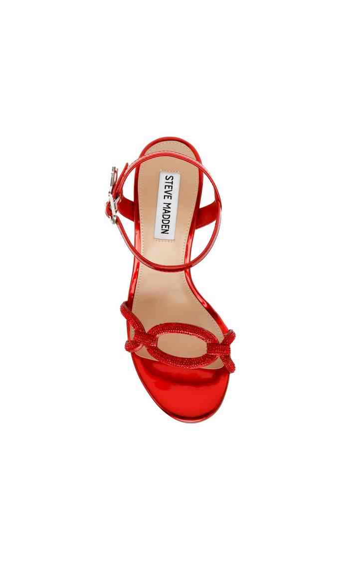 Satire Red Heel Sandals