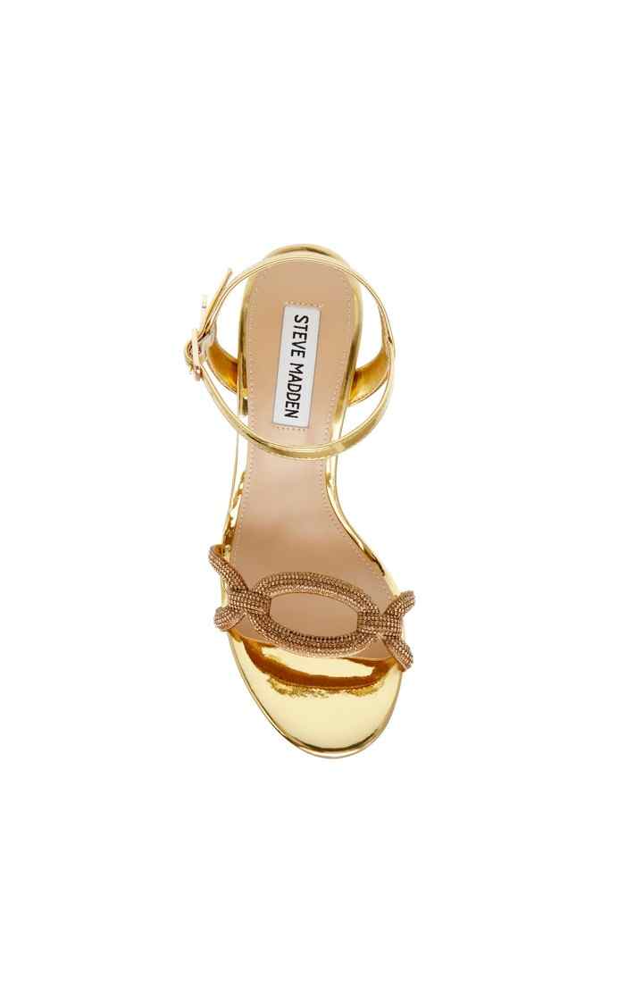 Satire Gold Heel Sandals
