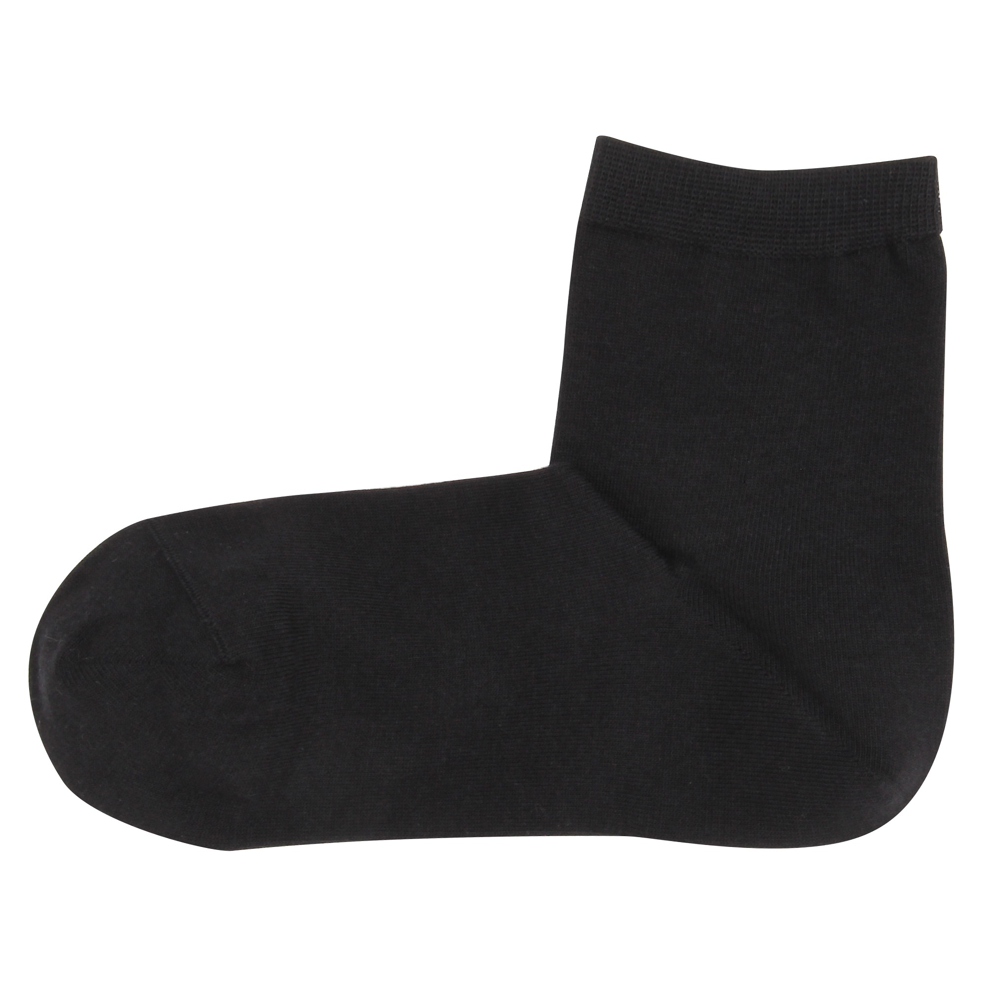 MUJI | GOOD FIT RIGHT ANGLE HIGH GAUGE SHORT SOCKS