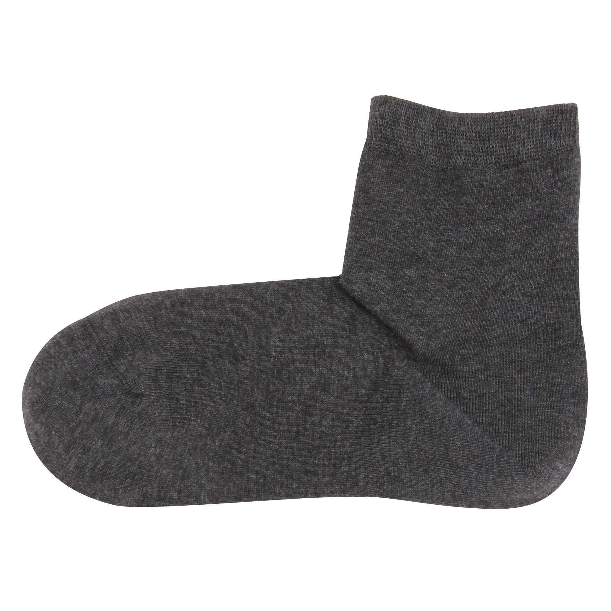 MUJI | GOOD FIT RIGHT ANGLE HIGH GAUGE SHORT SOCKS