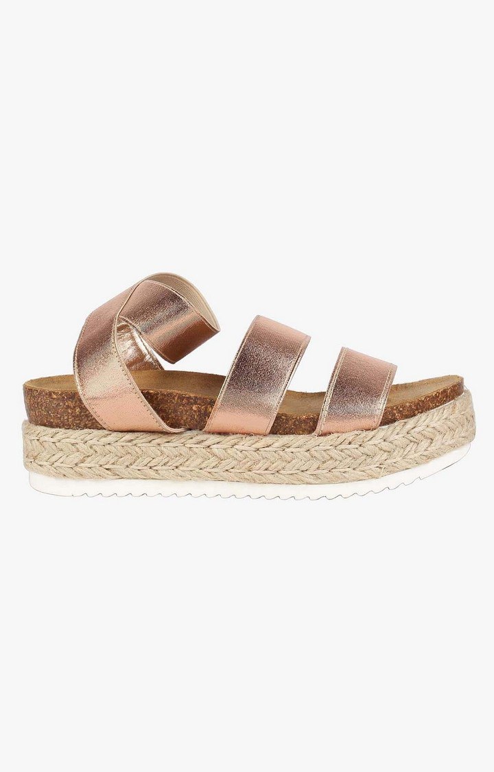 Kimmie Gold Wedges
