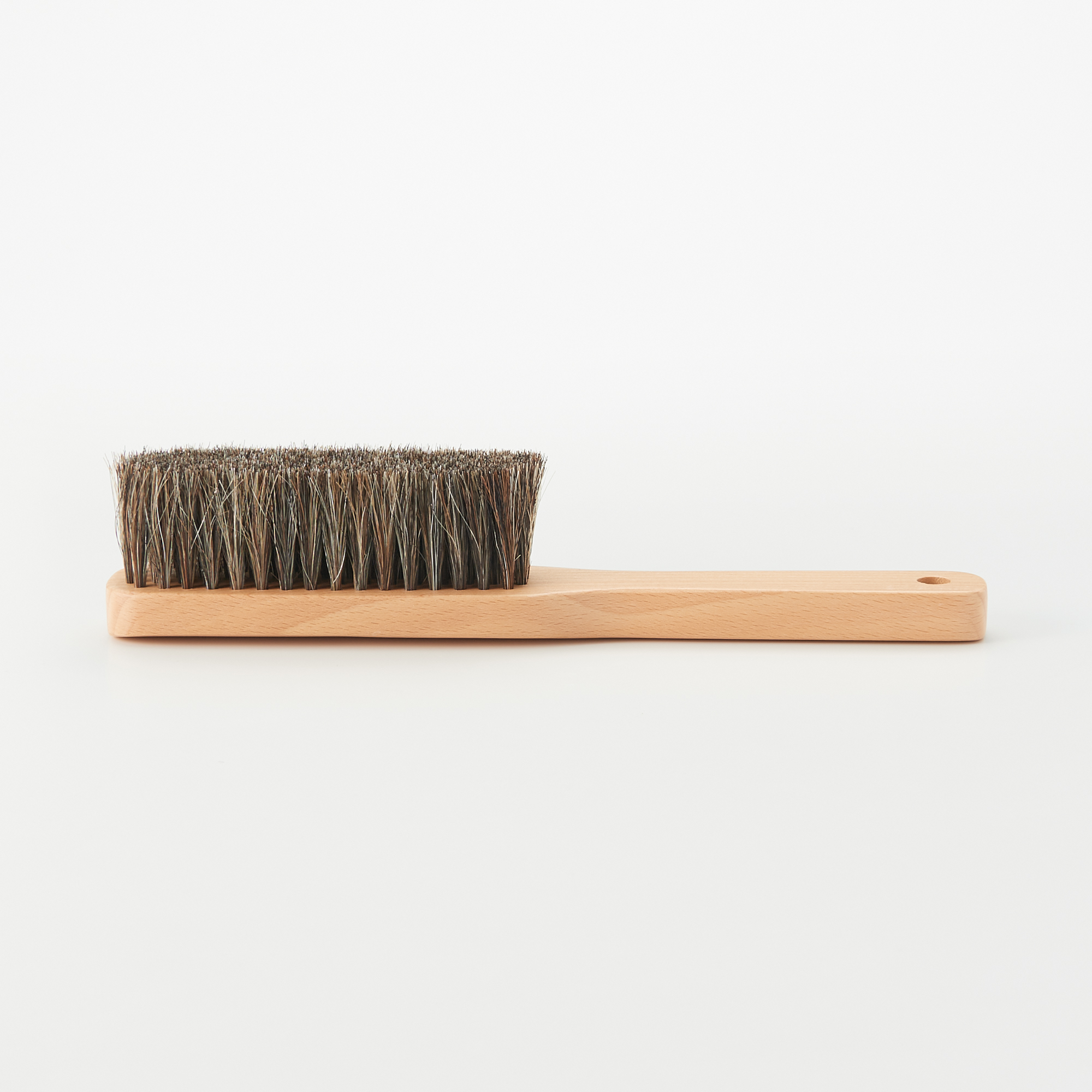 BEECH SHOE HORSEHAIR DUSTING BRUSH