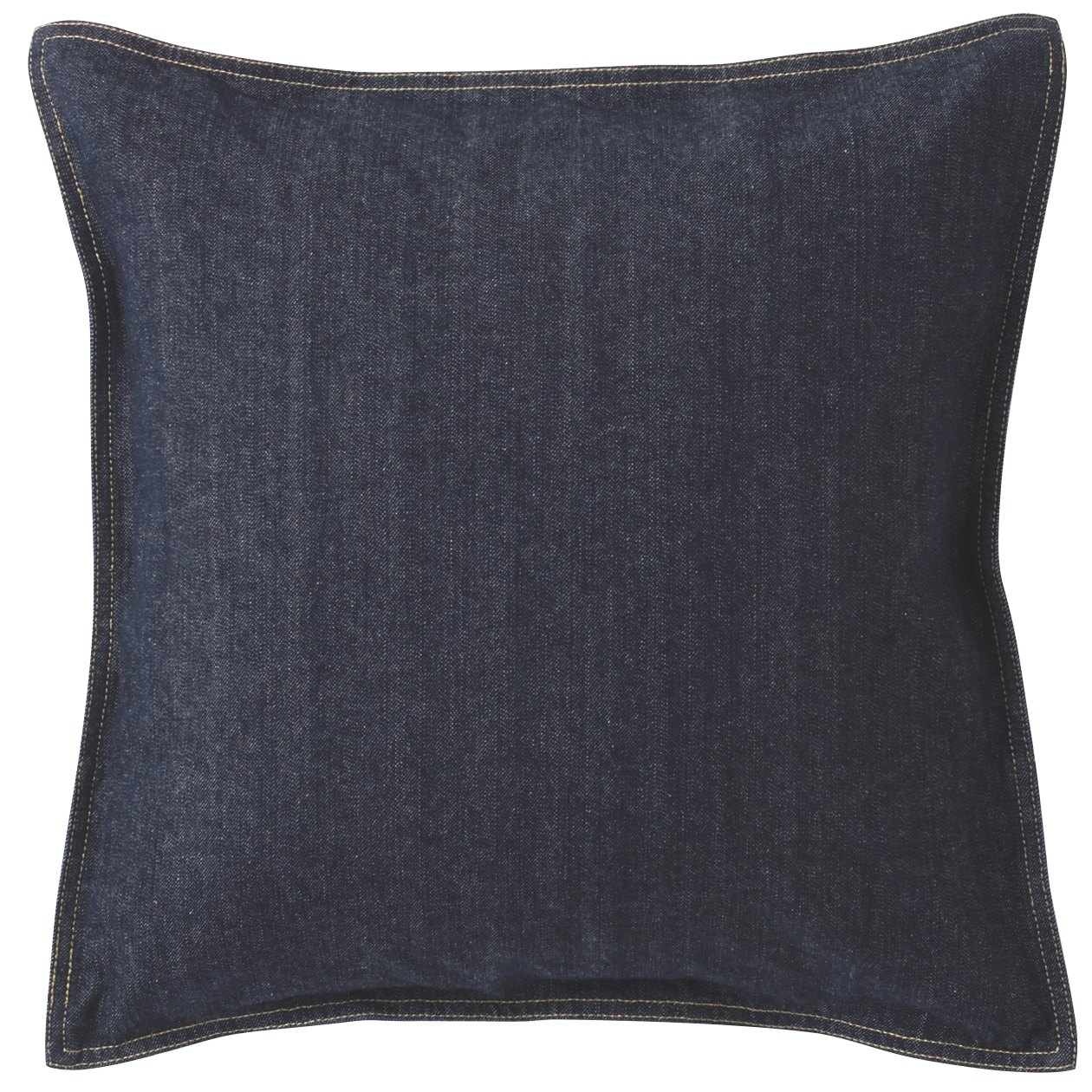 ORGANIC COTTON DENIM CUSHION COVER NAVY