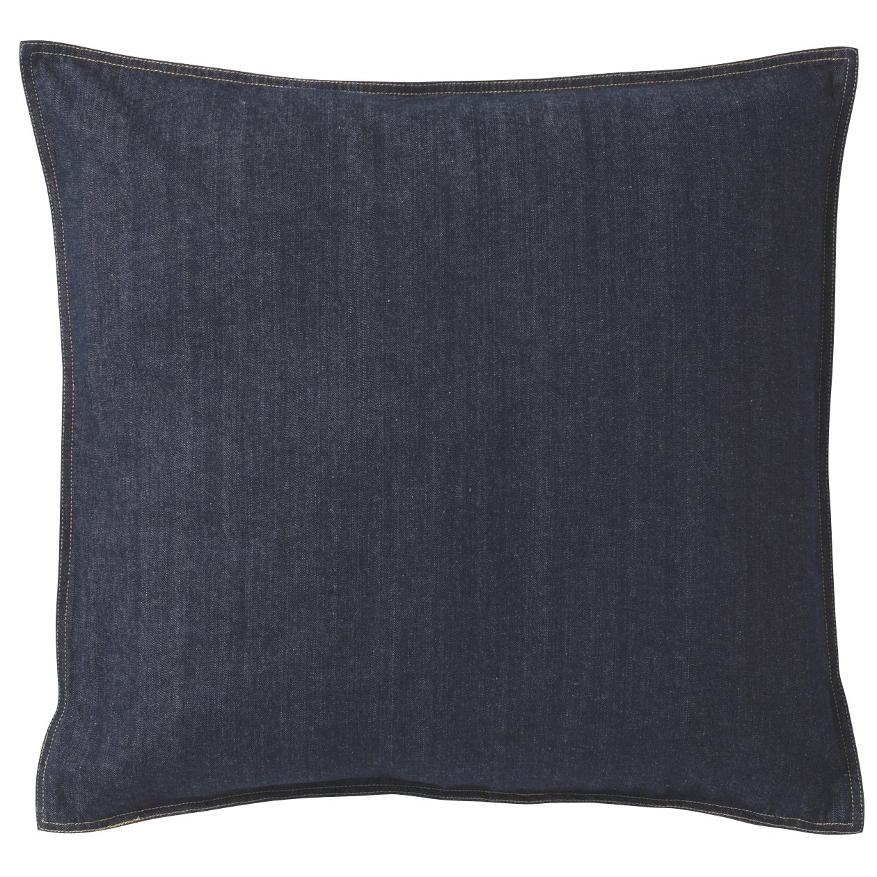 ORGANIC COTTON DENIM CUSHION COVER NAVY