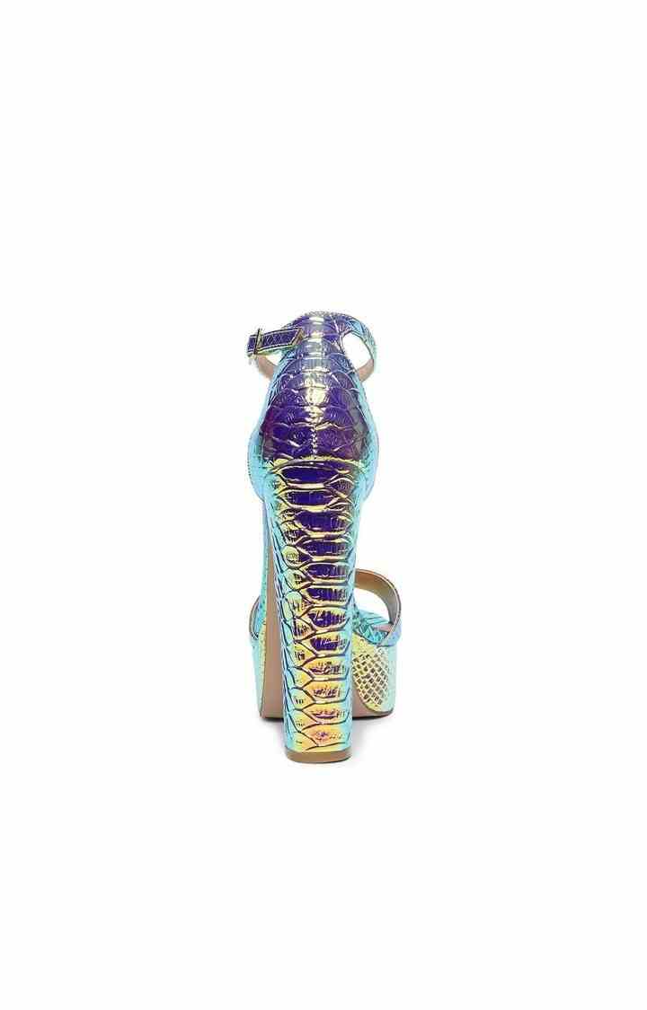 Gonzo Blue Heel Sandals