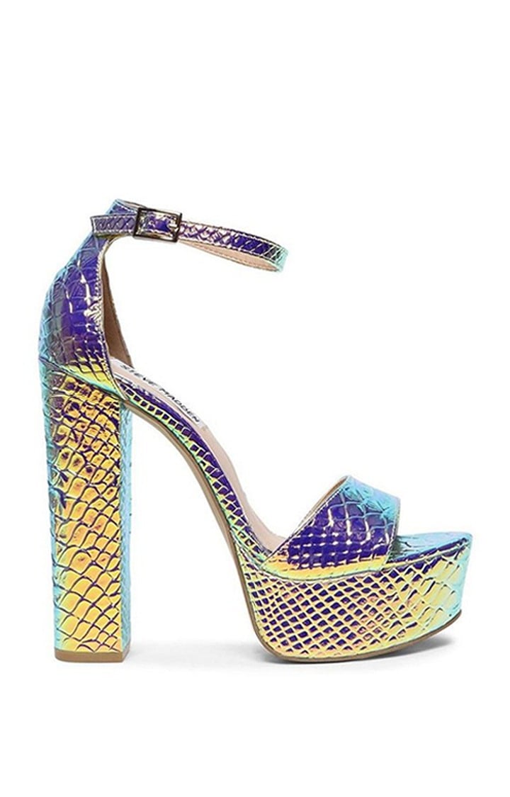 Gonzo Blue Heel Sandals