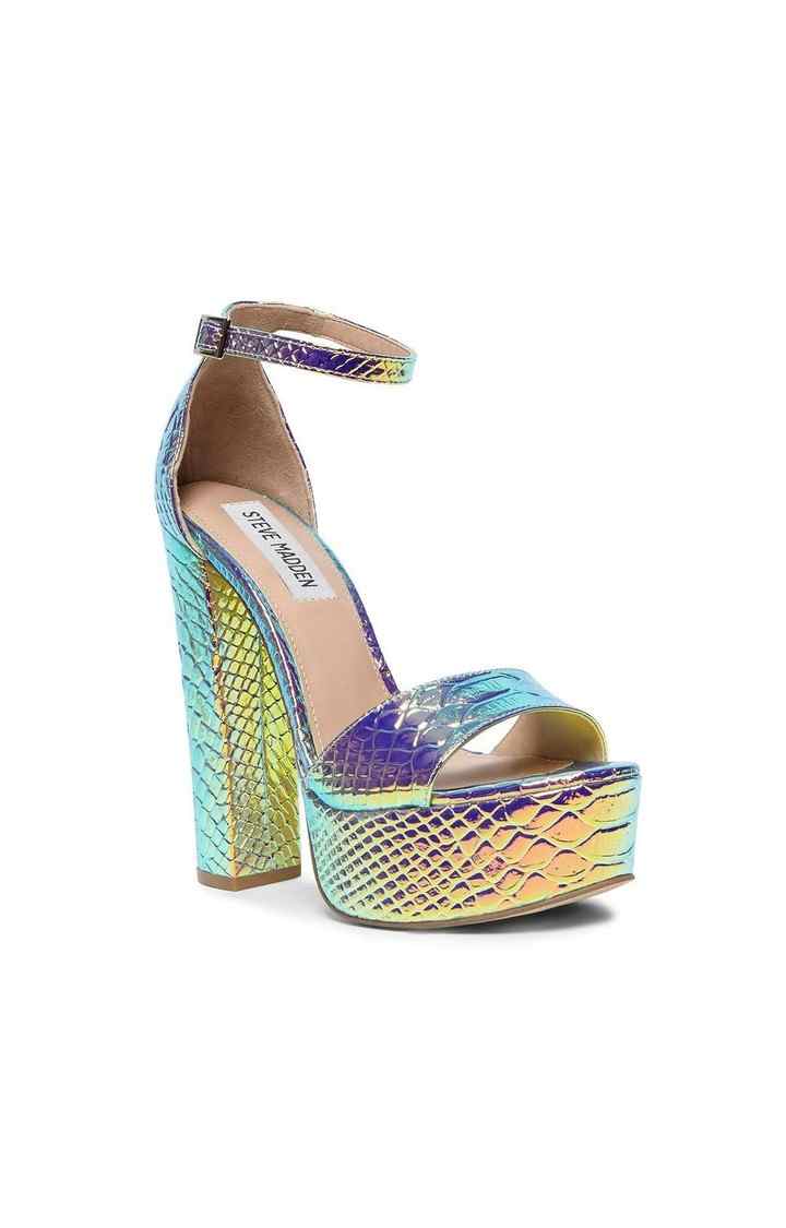 Gonzo Blue Heel Sandals