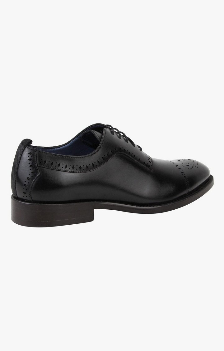 Cerra Black Tie-Ups & Dress Loafers