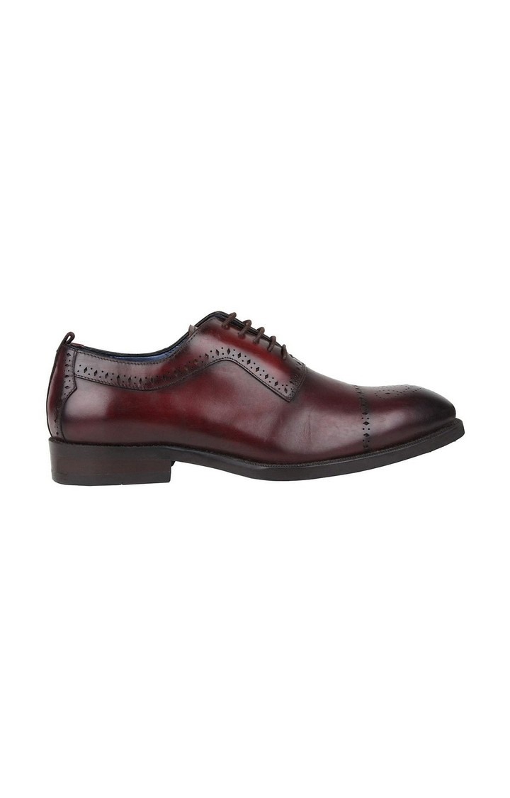 Cerra Red Tie-Ups & Dress Loafers