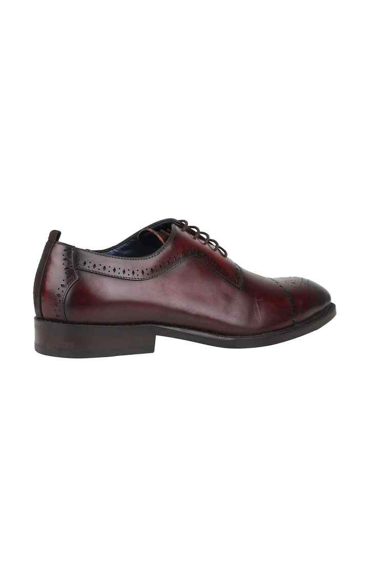 Cerra Red Tie-Ups & Dress Loafers