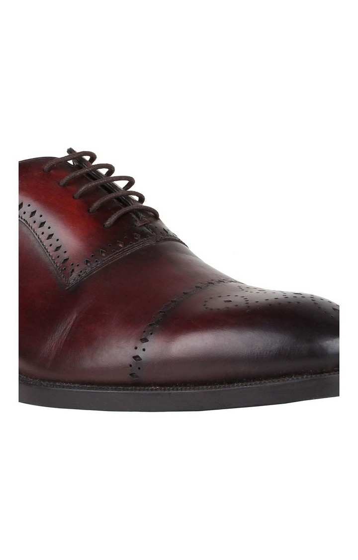 Cerra Red Tie-Ups & Dress Loafers