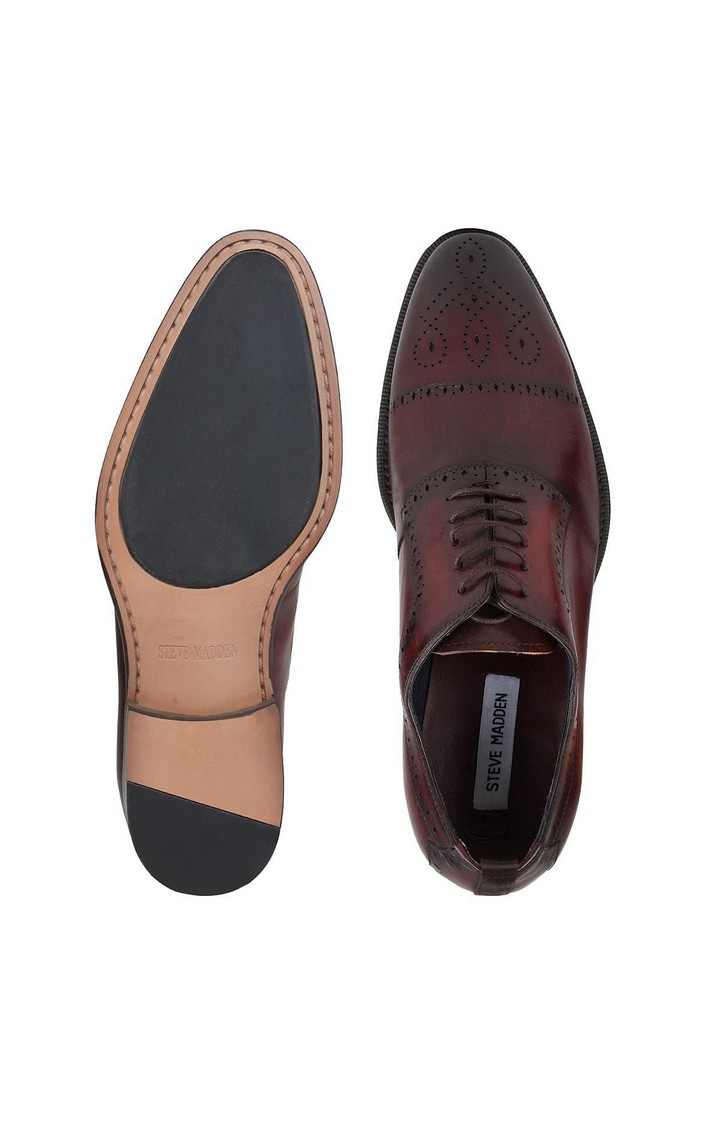 Cerra Red Tie-Ups & Dress Loafers