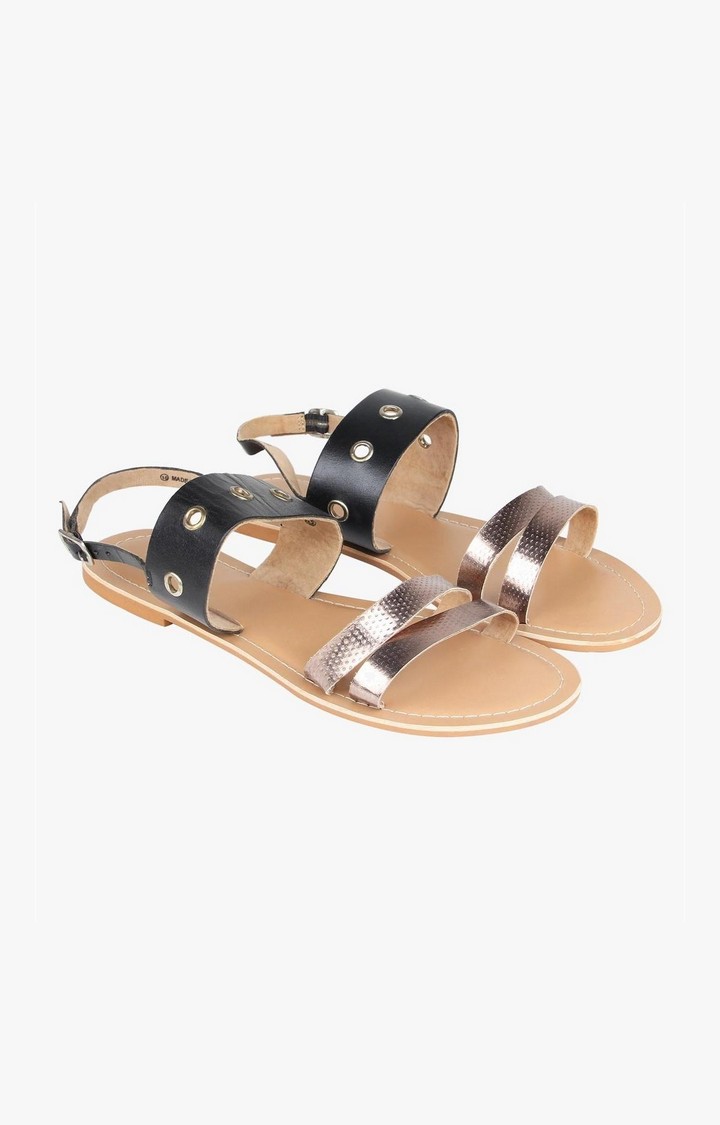Emma Black Closed Flats & Ballerinas
