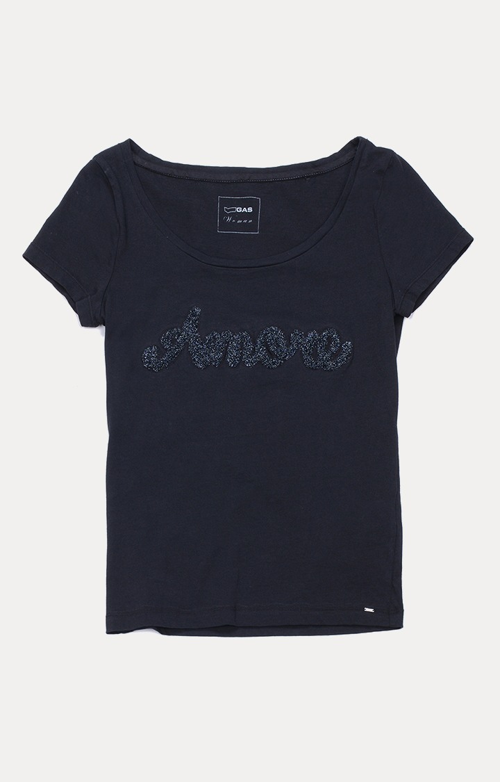 GAS | Nakie Amori Embellished Crew-Neck T-shirt