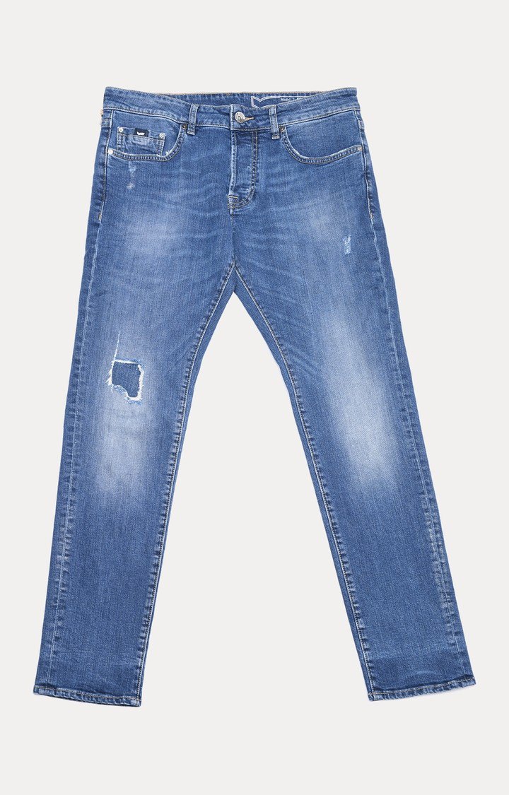 Men's Norton Carrot Fit Blue Jeans