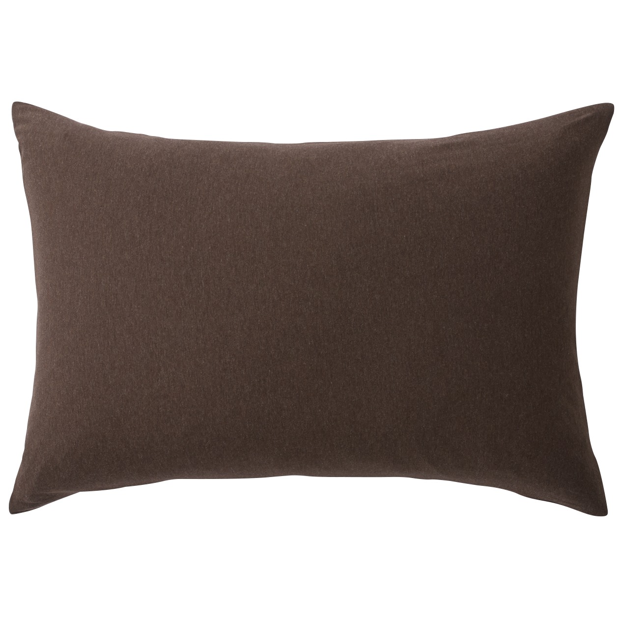 ORGANIC COTTON JERSEY PILLOW CASE BROWN