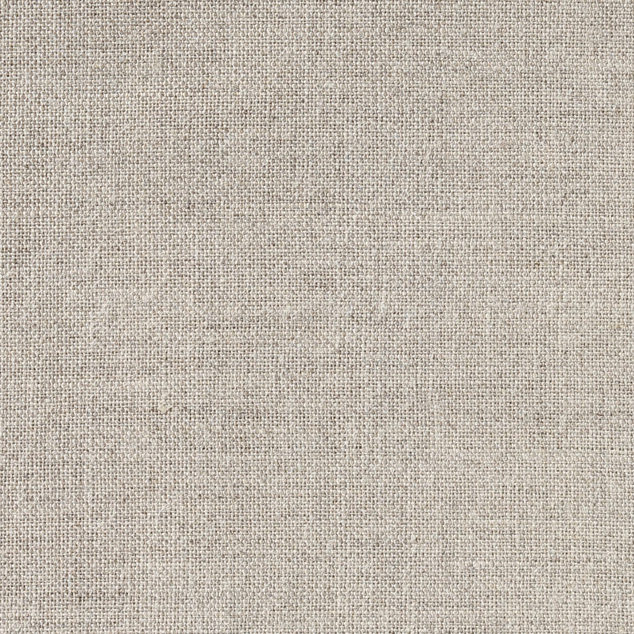 LINEN PLAIN WEAVE FITTED SHEET S ECRU