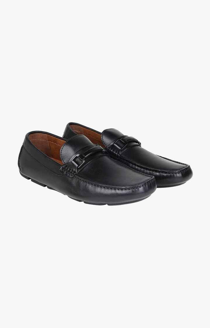 Logan Black Driver Loafers