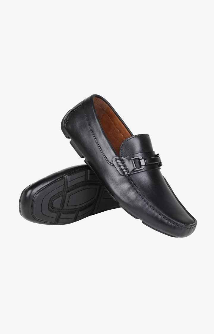 Logan Black Driver Loafers
