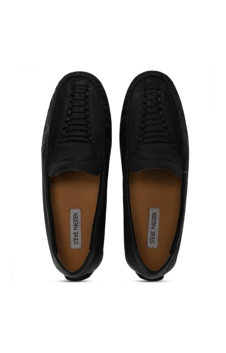 Weaver Black Driver Loafers