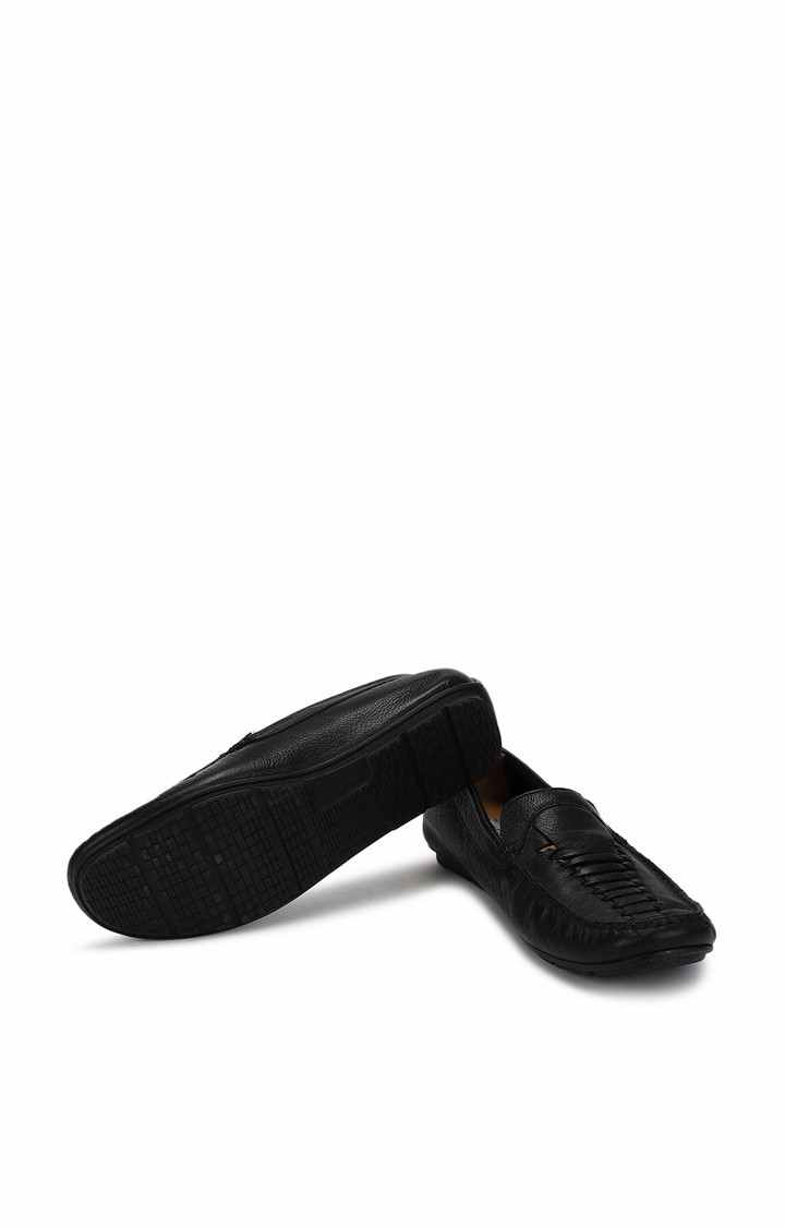 Weaver Black Driver Loafers