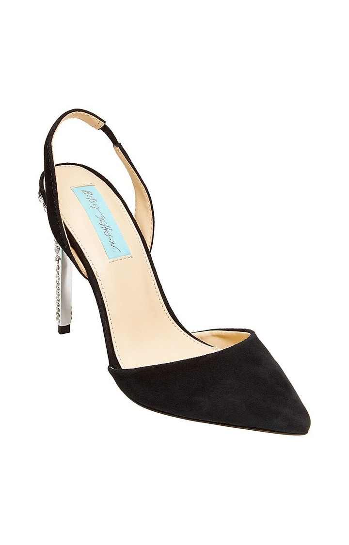 Leona Black Heel Sandals