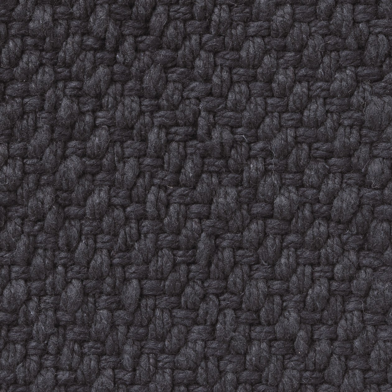 COTTON HANDWOVEN RUG DARK GRAY