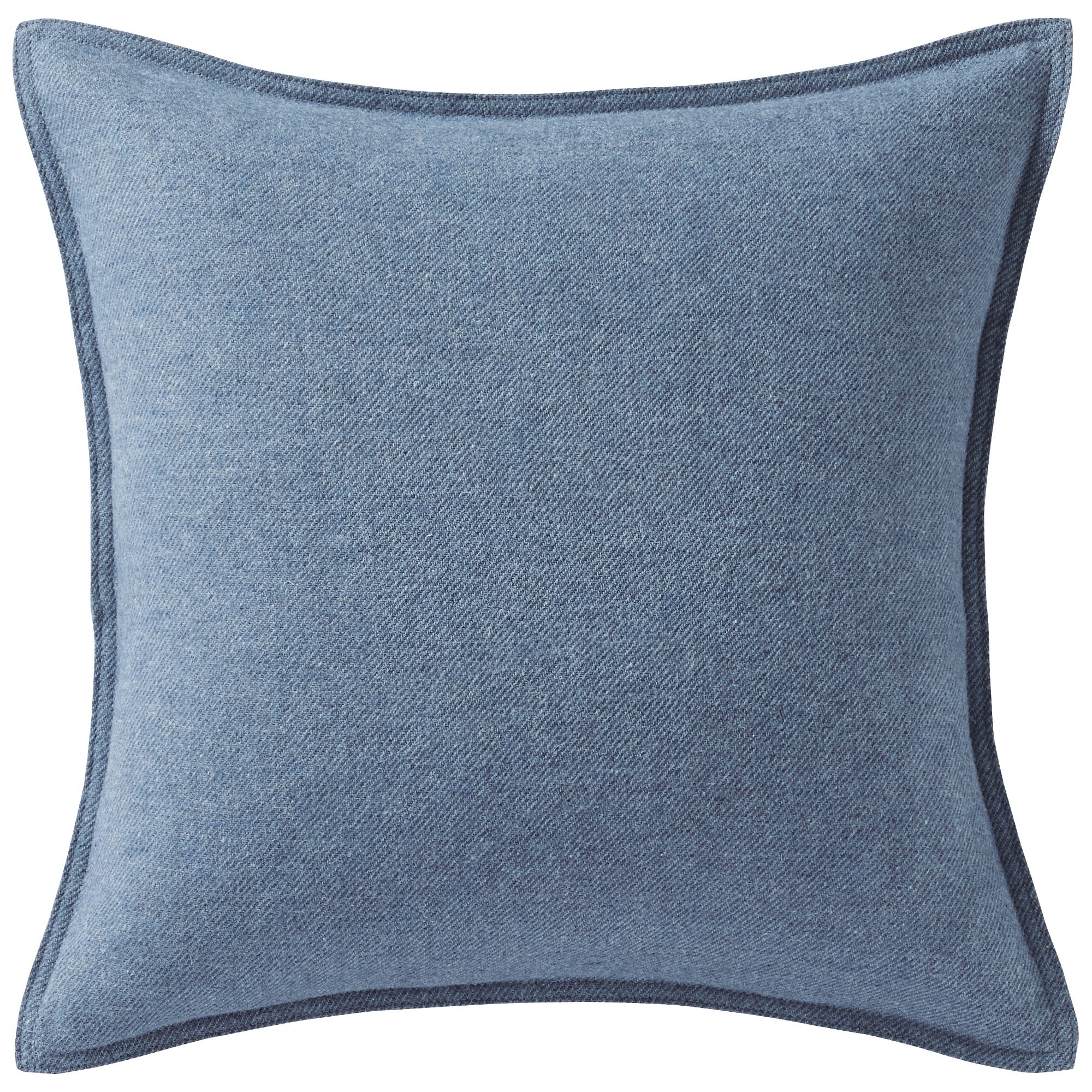 MUJI | RECLAIMED WOOL MIXED TWILL CUSHION COVER BLUE