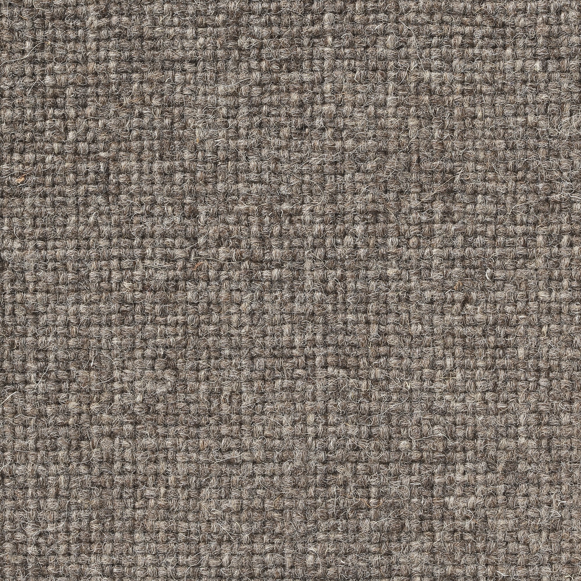 UNDYED WOOL CUSHION COVER BROWN