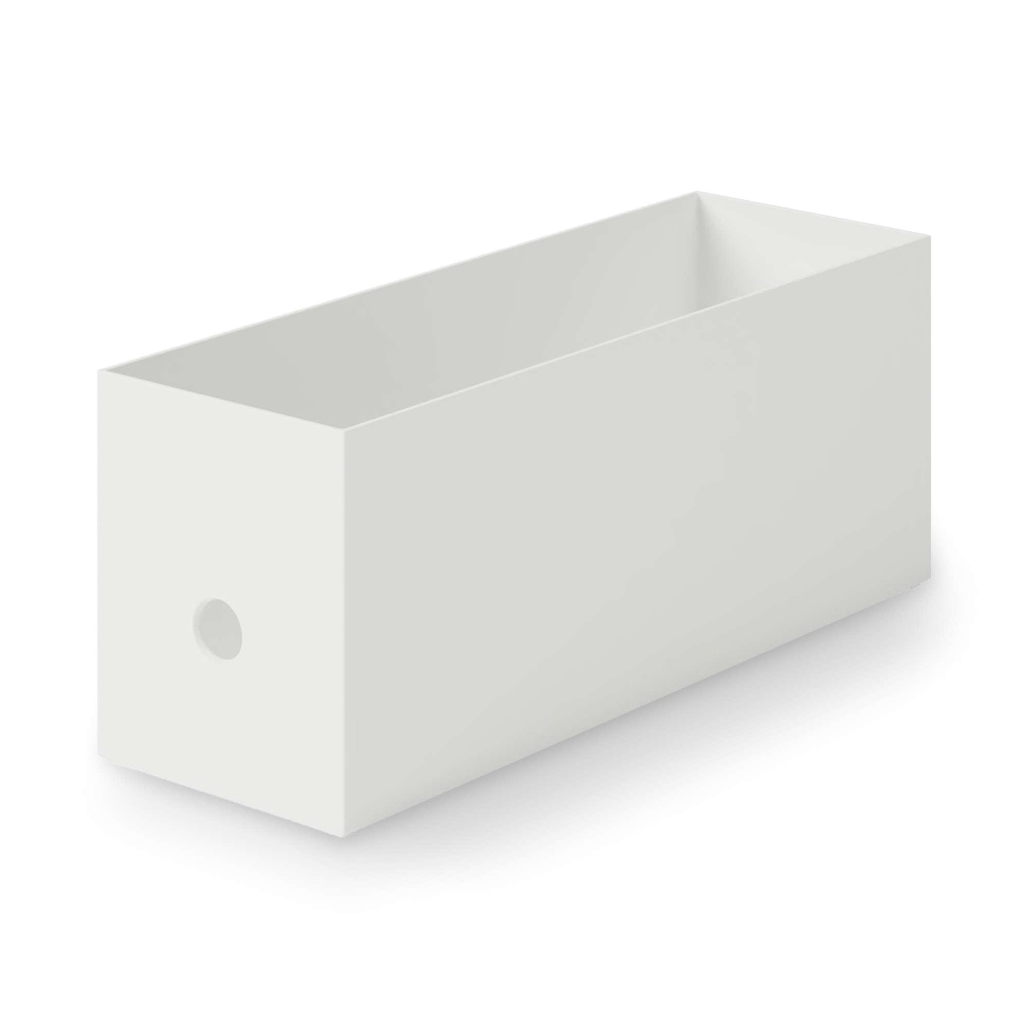 FILE BOX / WHITE GREY 1/2