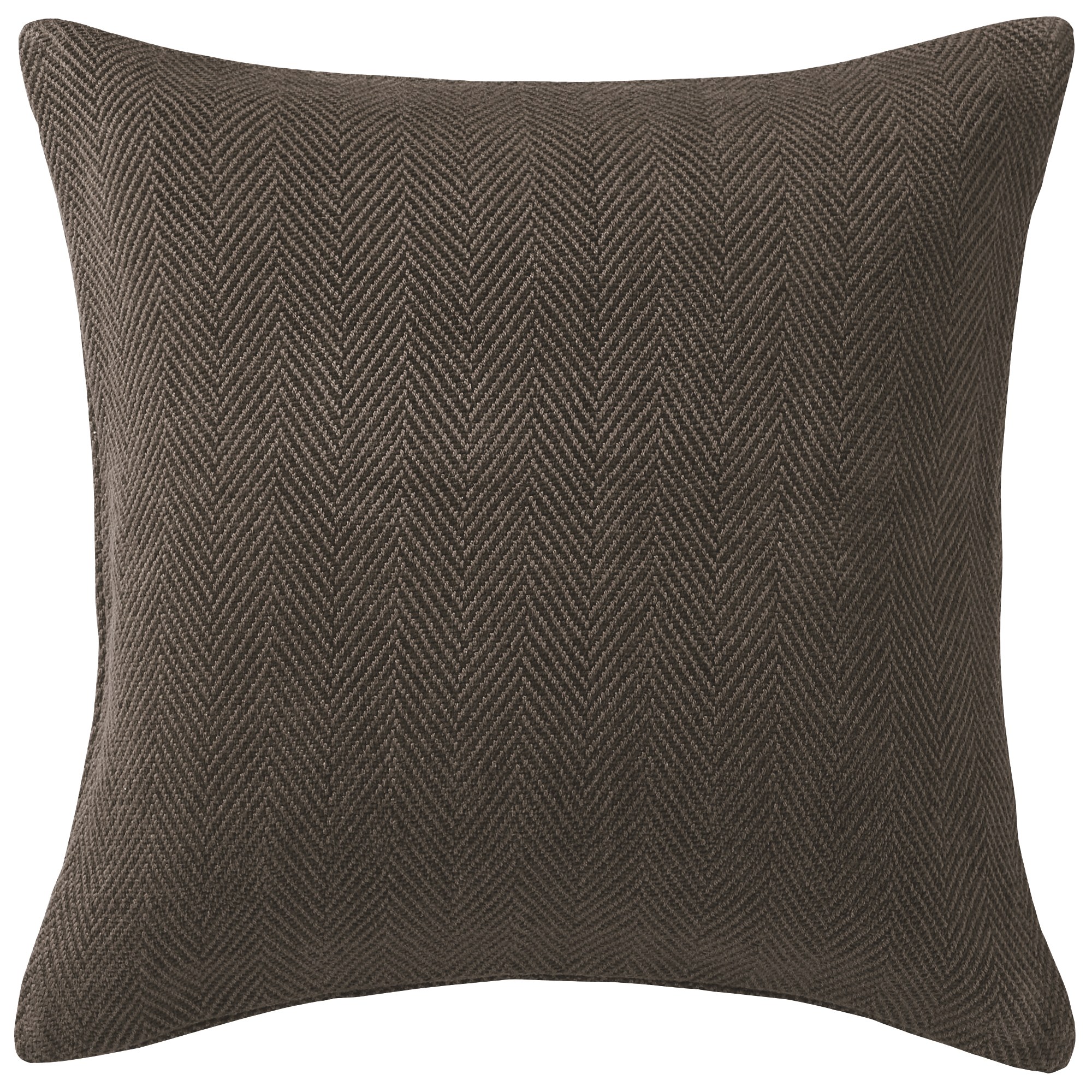 OGC BLEND CHENILLE CUSHION COVER BROWN HERRINGBORN