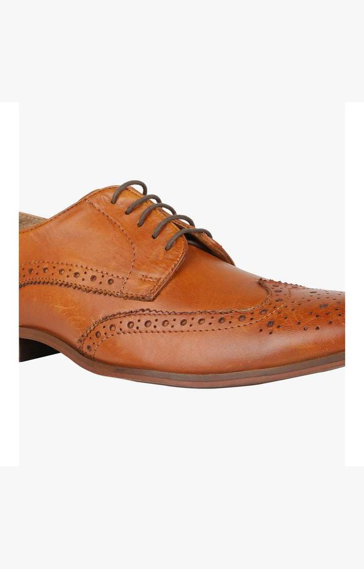Oltmon Brown Tie-Ups & Dress Loafers