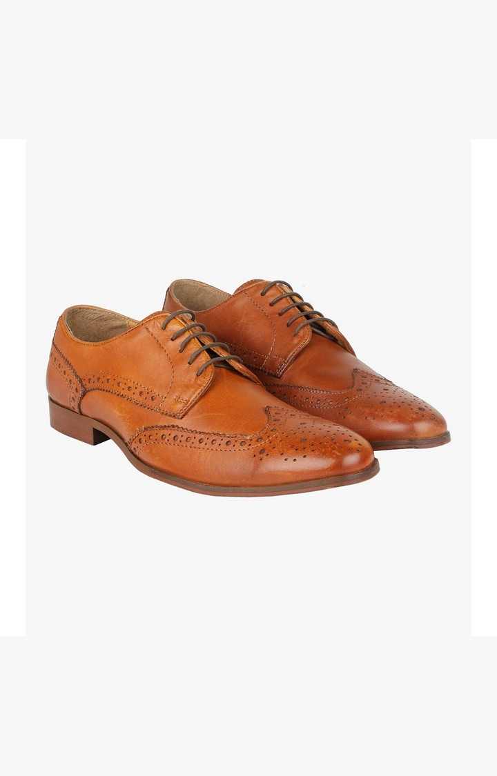 Oltmon Brown Tie-Ups & Dress Loafers