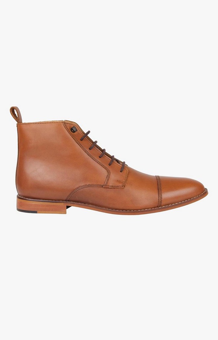 Biker Brown Tie-Ups & Dress Loafers
