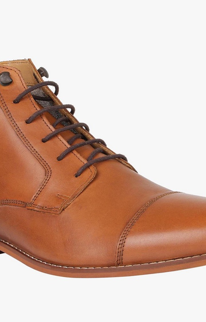 Biker Brown Tie-Ups & Dress Loafers
