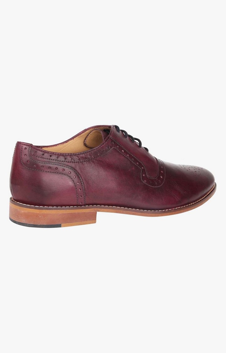 Brucey Red Tie-Ups & Dress Loafers