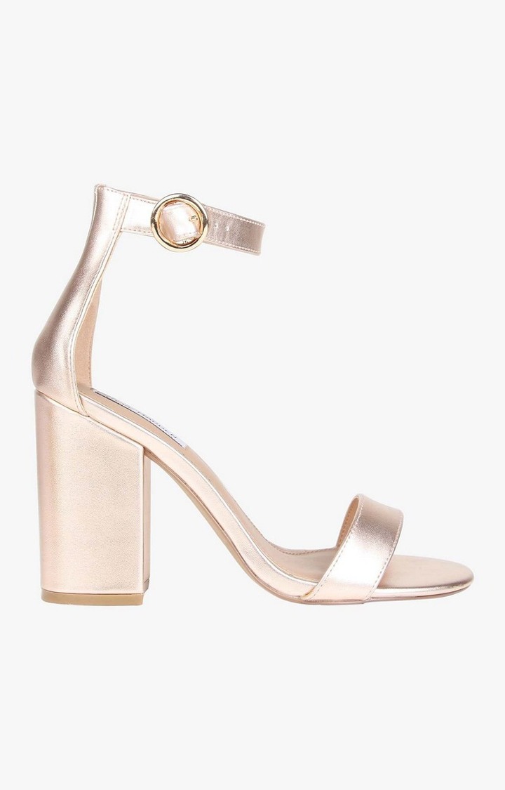 Friday Gold Heel Sandals