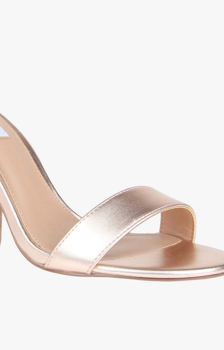 Friday Gold Heel Sandals