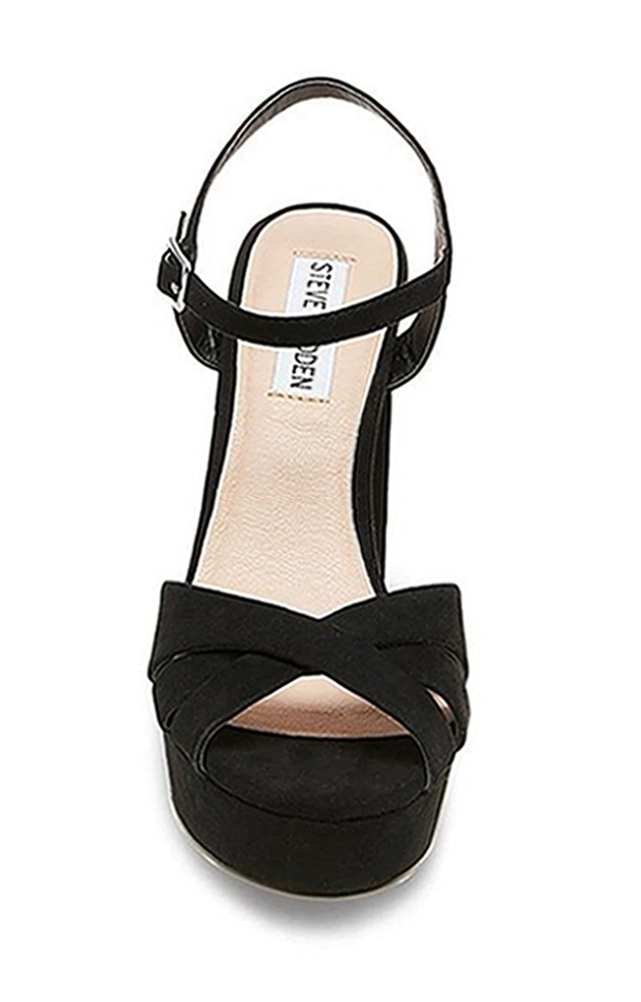 Gleam Black Heel Sandals