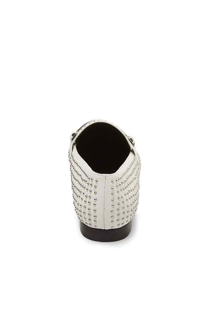 Kast White Closed Flats & Ballerinas