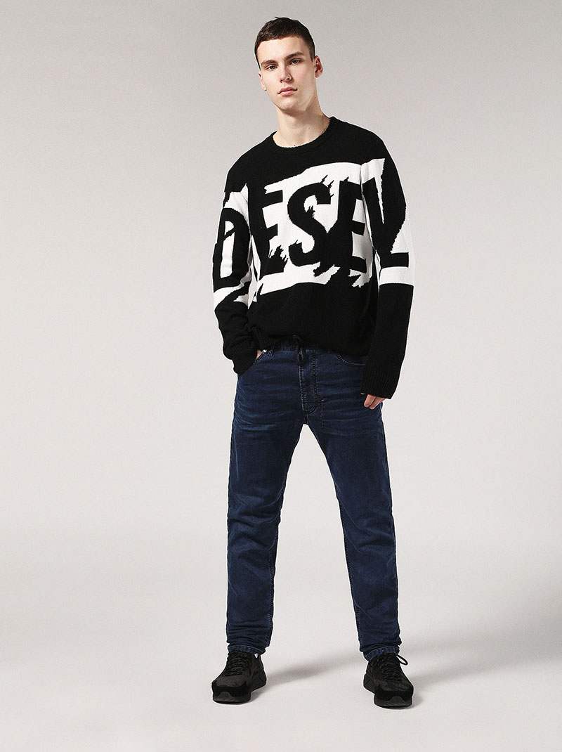 Diesel NARROT-NE SWEAT JEANS Jogg Jeans